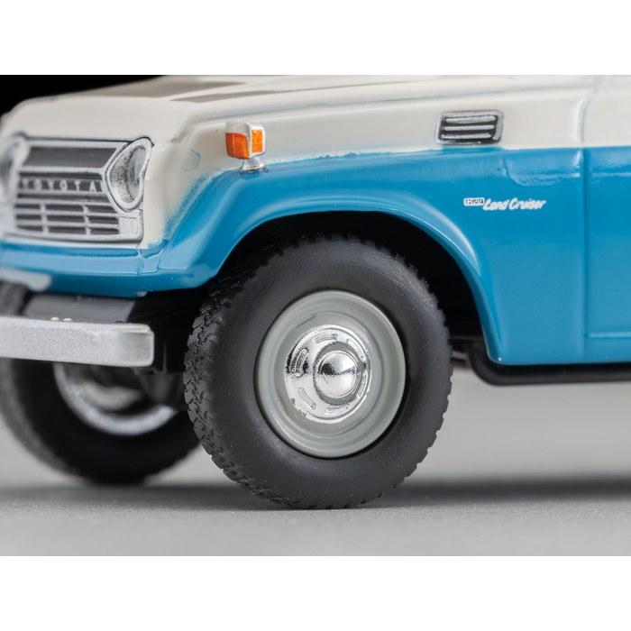 TOMYTEC Tomica Limited Vintage LV-104d Toyota Land Cruiser FJ56V White/Blue 1/64