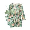 Women’s Three Piece Bikini Swimsuit Set with Printed Cover Up Soft Quick Dry Fabric for Beach and Pool Wear