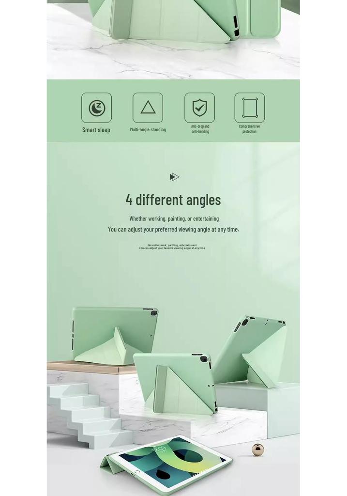 Protective Case: Compatible with Apple iPad 10/11 Gen, 9.7, Air 4/5, 7/8/9 Gen, Pro 12.9; Drop-Proof Soft Shell