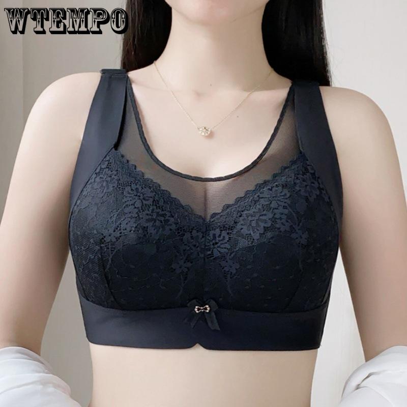 Stainless Steel Bra Women's Plus Size Thin Underwear Gathered Together for Collection Accessory Breast Anti Sagging Bra