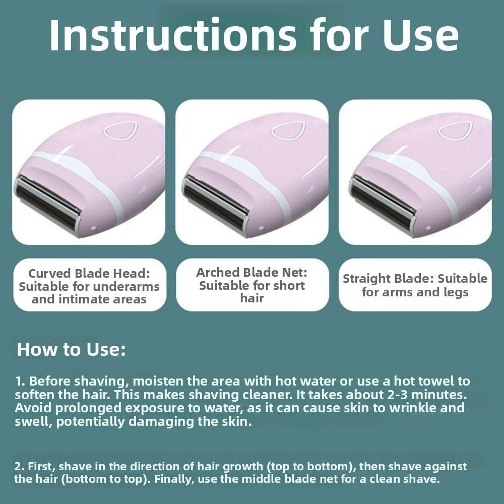 Painless Hair Removal Machine Safety Portable Electric Shaver Waterproof Without Black Spots Painless Epilator for Female Bikini