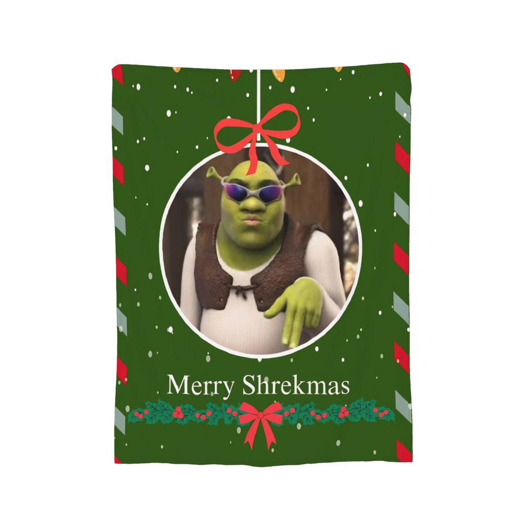 Cartoon Monster Shreks Blankets Velvet  Winter  Breathable Lightweight Thin Throw Blankets for Bed Outdoor Bedspreads