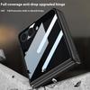 GKK For Samsung Galaxy Z Flip7 5G Case Magnetic Hinge Protection PC Phone Cover with Anti-Spy Tempered Glass Film