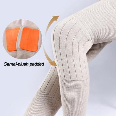 Cashmere Lower Legs Warmers Thermal Knee Pad Knee Support Features Joint Pain Knee Sleeve Prevent Arthritis Warm Protector Cushion Anti Cold
