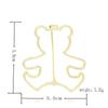 Blucome Newest Fashion Little Bear Shape Brooches Copper Animal Corsage Suit Scarf Pins for Women