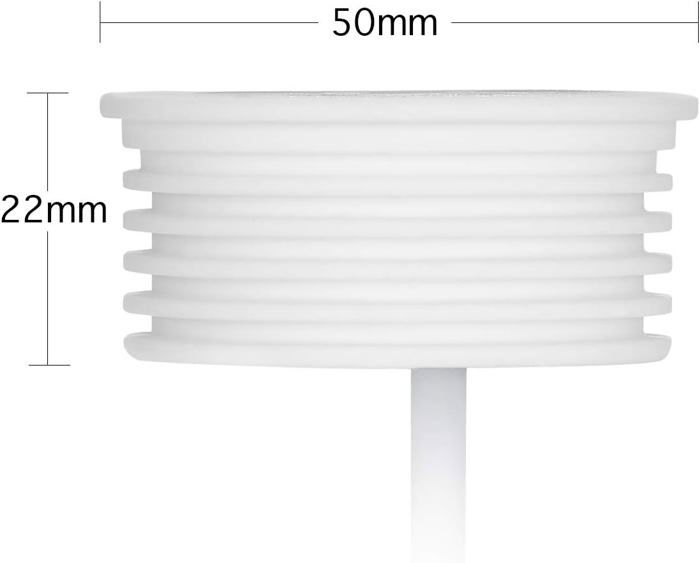 HCFEI 10x Ultra Flat 5W LED Module Ø50x22 Mm for Ceiling Spotlight &; Recessed, Warm White 2700K, 425lm, 230V, Replaces MR16 Lamp