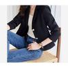 Trendy Short Blazer for Women Spring Autumn Petite Fit Stylish Elegant Office Jacket
