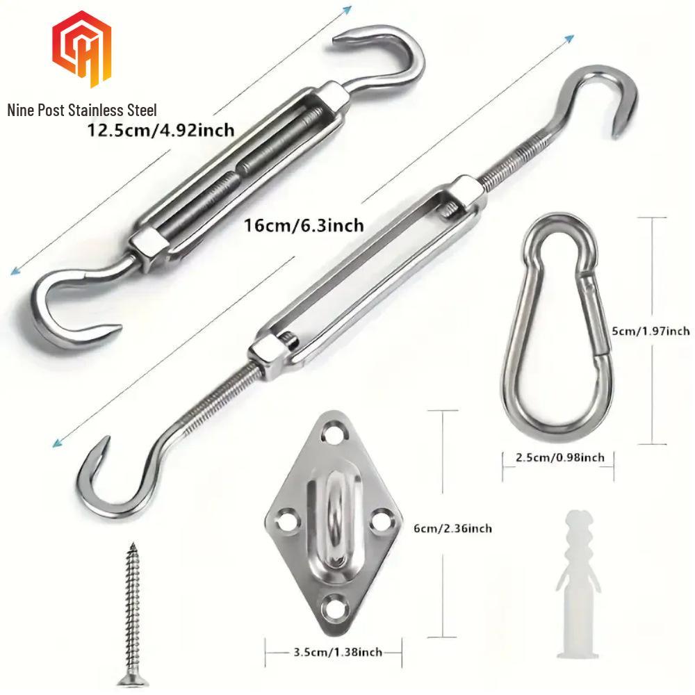 304 Stainless Steel Awning Accessories Shade Sail Four Corner Set Marine Hardware 5#