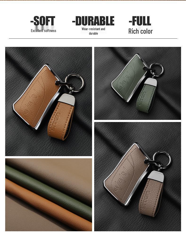 Genuine Goatskin Key Cover for 25 Lexus Models: ES200, RX350H, NX200, ES300H, and More.