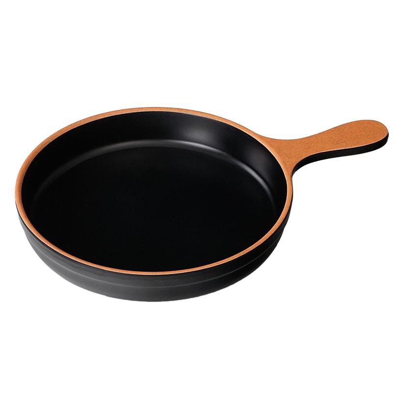 Plastic Tableware Plates Commercial Catering Restaurants Creative Dish Plates Plastic Handle Plates