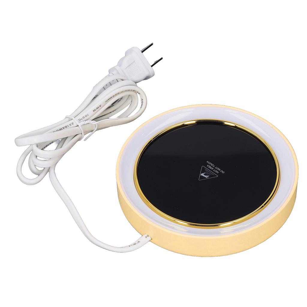 Electric Cup Warmer Constant Temperature 2 Modes LED Light Desk Cup Warmer for Office Cafe Home  AC