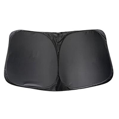 Car Windshield Sun Shade with Storage Pouch,Durable 240T Material Car Sun Visor for UV Rays and Sun Heat Protections