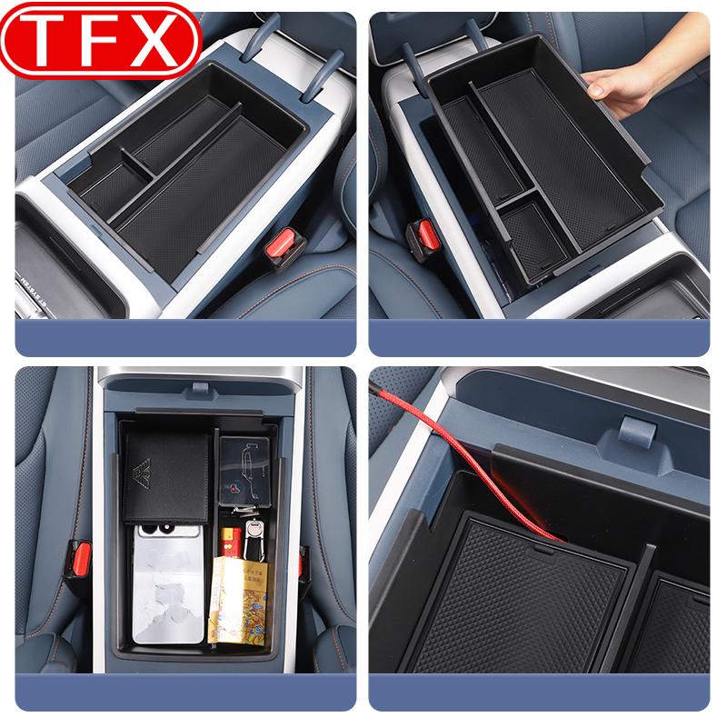For Changan Deepal G318 2024 2025 Car Styling Armrest Box Storage Box Interior Central Storage Organizing Box Auto Accessories