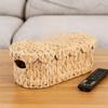 Large Capacity Water Hyacinth Basket Decorative Toilet Baskets Sundry Storage Basket  for Home