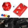 For Yamaha MT09 mt 09 07 2014- MT07 -2023 Accessories Motorcycle Front and Rear Brake Tank Cap + Engine Oil Filler Cap