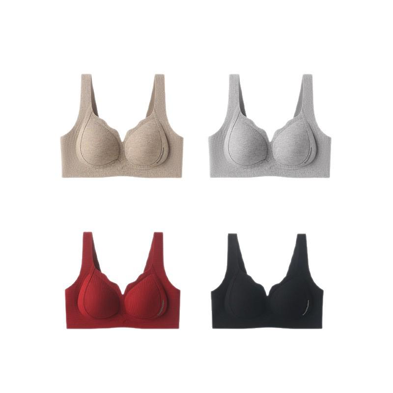 Wireless Warm Velvet Lift Bra for Small Chest - Autumn & Winter Anti-Sagging Support