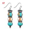New Fashion 1 Pair Statement Flower Crystal Bead Tassel Fringed Earrings For Women Rhinestone Long Chain Crystal Drop Earrings