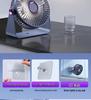 Compact Ultra-Quiet Rechargeable Desktop & Wall-Mount Fan for Office, Dorm, and Classroom Cooling