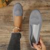 New Oversized Single Shoe with Fly Woven Mesh Surface, Shallow Mouth, One Foot Kick, Lazy Flat Bottom Casual Women's Shoes