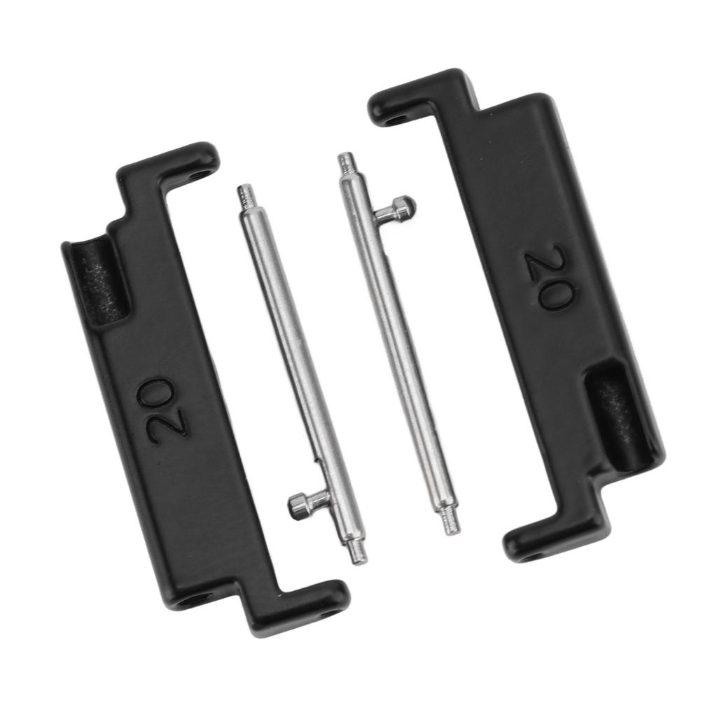 1 Pair Metal Watch Band Adapter 20 To 22mm Watch Strap Connection Adapter with Spring