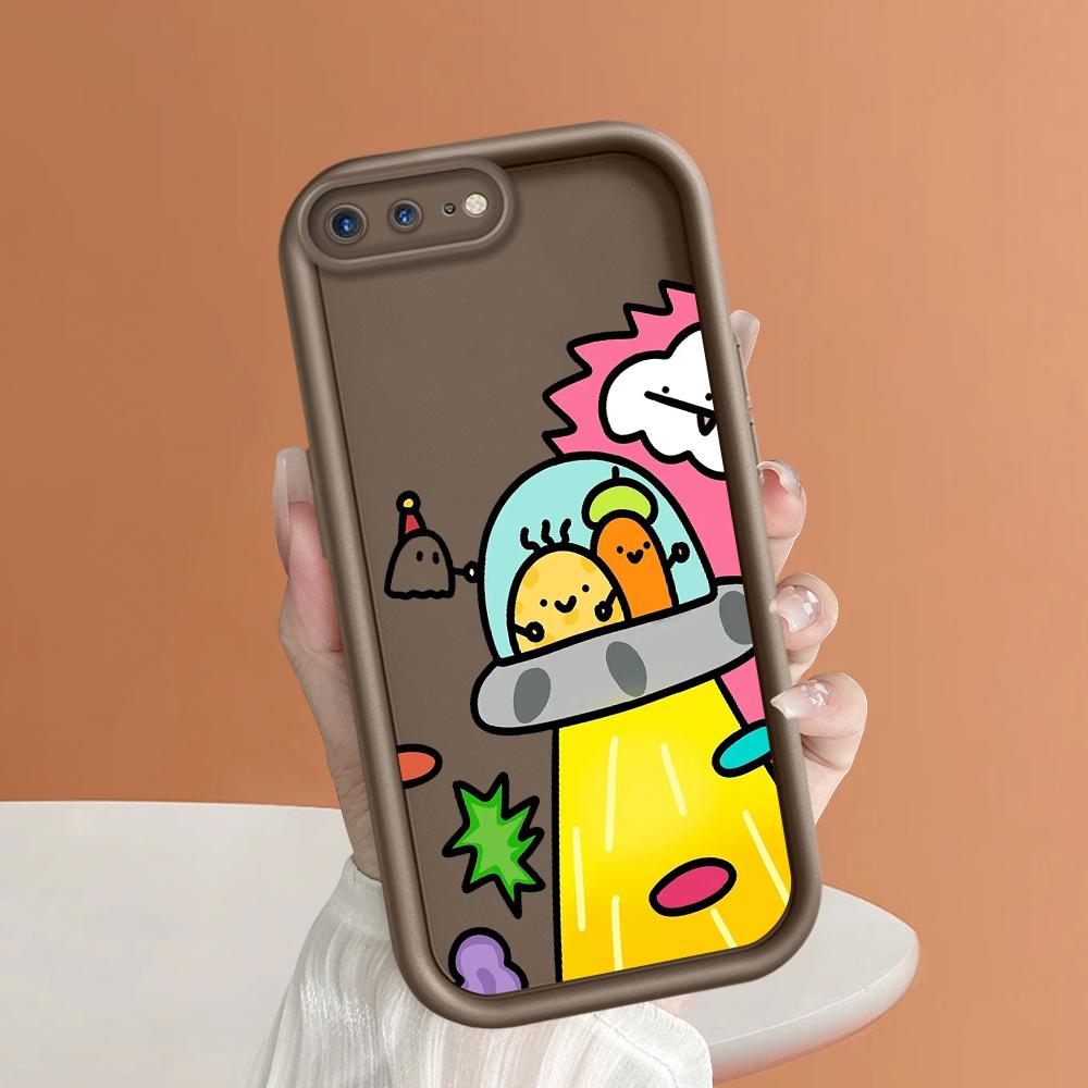 Cute Cartoon Phone Case for iPhone Samsung Galaxy Xiaomi Redmi POCO HUAWEI Honor Shockproof Rubber Soft Flexible Cover Casing