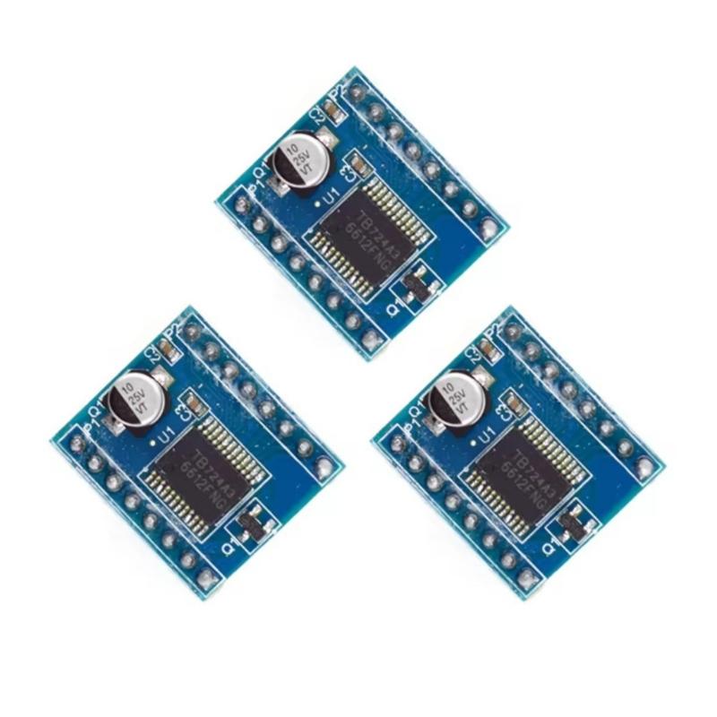 Compactly Double Channel Motor Driver Module Board PWM Speed Controls Compatible for Microcontrollers TB6612FNG