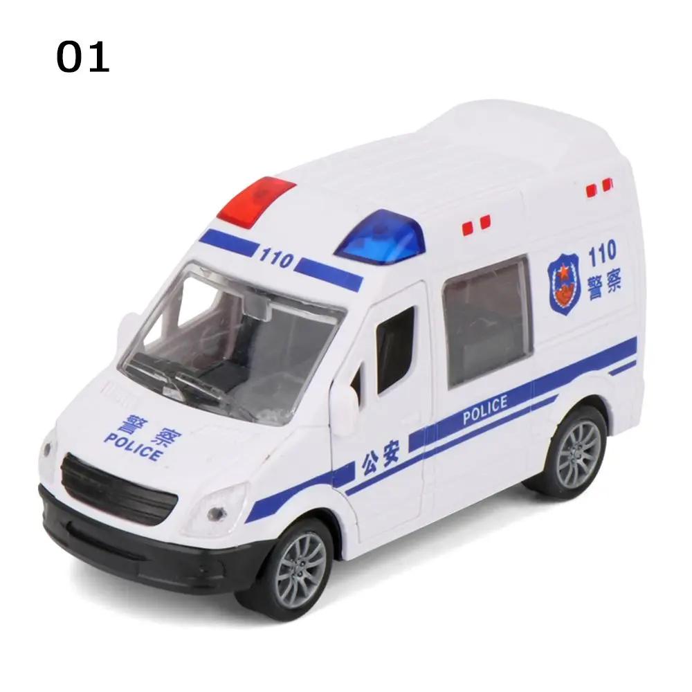 

Battery Required Smooth Surface Coasting Children Boy Gift Police Car Fire Truck Ambulance Inertial Car Toy Car Model