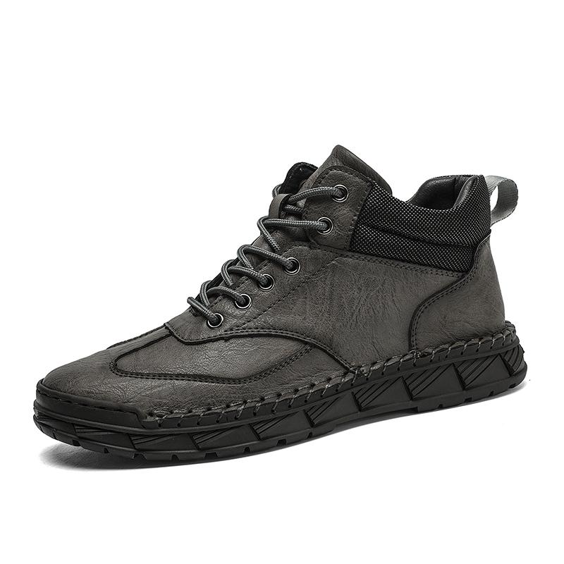 Móda Ručně vyráběné Kožené Ležérní Pánské Boty Módní Odolné proti Opotřebení Pohodlný Design Venkovní Pánské Klasické Tenisky Všestranné Boty pro Řízení