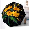 1pc Floral Constellation Artwork Umbrella with Plastic Handle,Suitable for All Seasons Home Travel Outdoor UmbrellaFP071