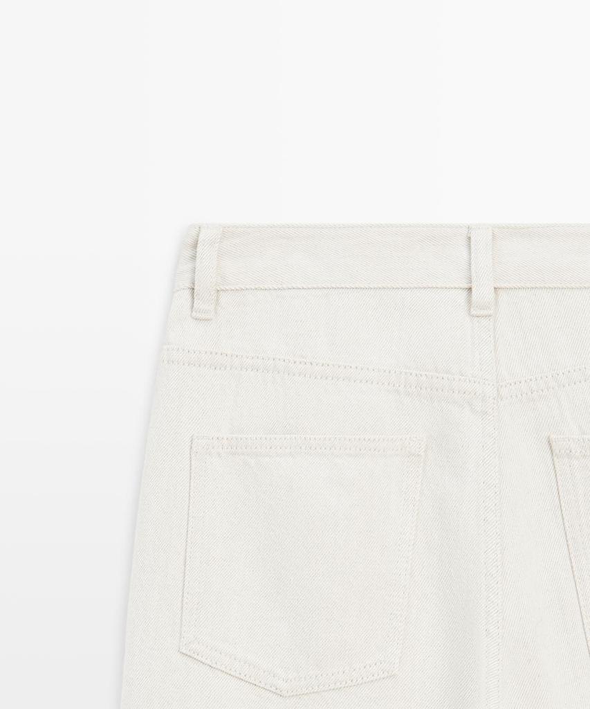 Masimodutti High-Rise Barrel Fit Jeans