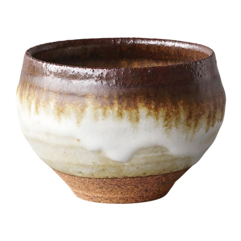 Japanese Retro Kiln Glazed Ceramic Tea Bowl