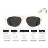 New Fashion Pilot Punk Y2k Sunglasses Unisex Vintage UV-Protective Street Style Sun Glasses UV400 Outdoor Travelling Shades