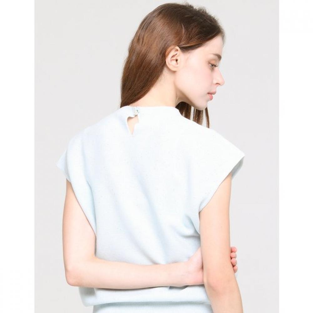 SON JUNG WAN Beads Lettering Sleeveless Knit Zkn6363150