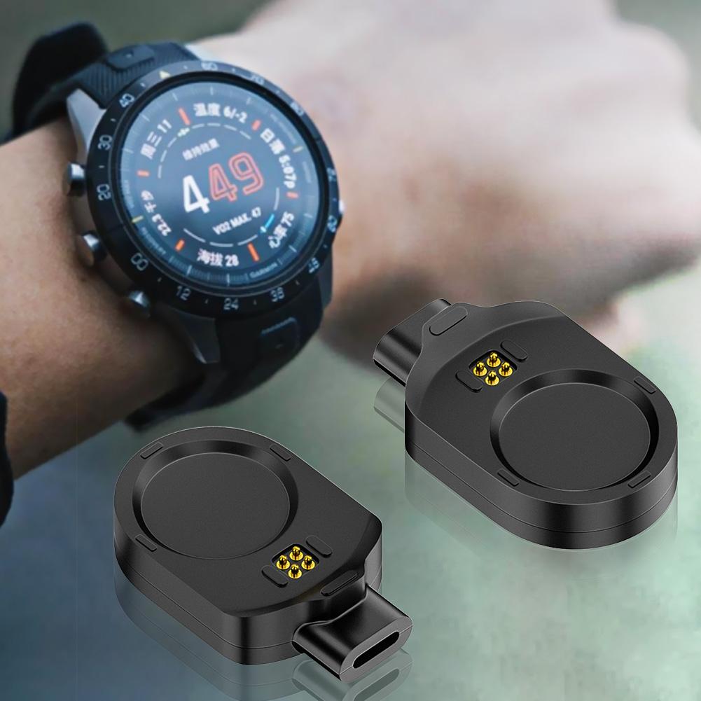 8 Pin/Type C To Garmin MARQ 2 MARQ (Gen 2) Watch Charger Connector Stable Charging Cable Converter Plug and Play for Home Travel