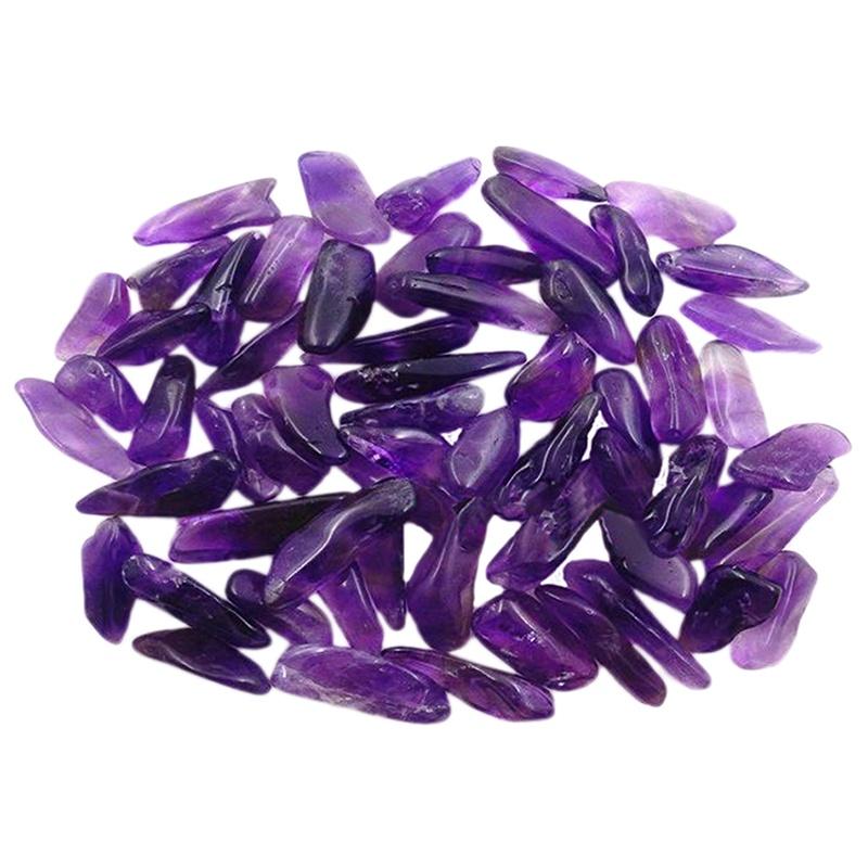 NEU 100% Natürlich Los von Kleinen Klaren Amethyst Quarz Kristall Gesteins Splittern 100g AAA+++