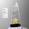 Crystal Trophy: Five-Pointed Star Metal Award for Children's Basketball and Outstanding Employee Excellence
