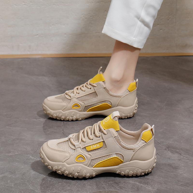 Fashion Hollow Net  Breathable Casual Shoes Students Running Sports Sneakers Female Comfortable Gym Outdoor Shoes