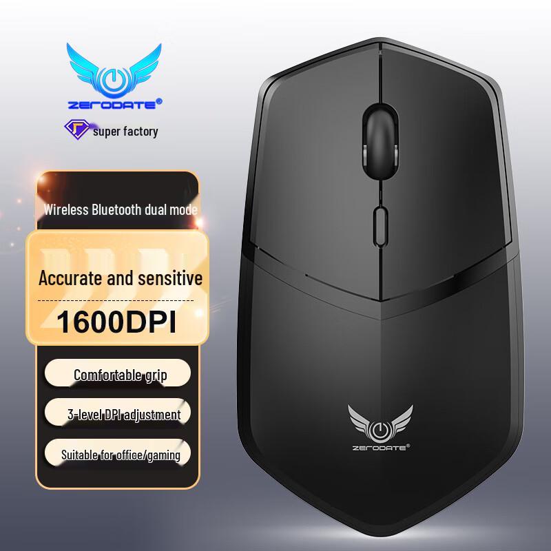 

Zero Hour T37 Dual-Mode Wireless Bluetooth Silent Mouse