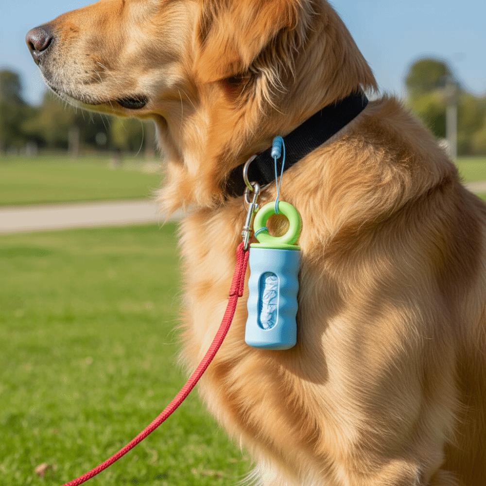 Mini Pet Garbage Bag Dispenser Thickened Pet Waste Bag Dispenser Dog Trash Bag Dispenser Outdoor