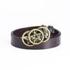 Men's Trendy Five-Star Leather Belt - European & American Celtic Classic Design