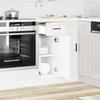 Vidaxl Kitchen Base Cabinet, Porto, White, Wood-based Material