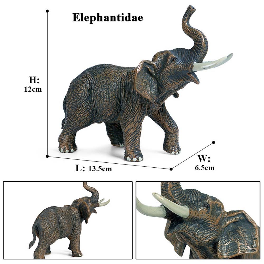 World Wild Microlandscape Deer Cheetah Elephant Animal Model Kid Toy Children Gift Action Figures