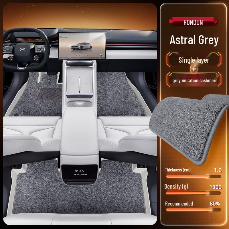 XPeng P7 2025 TPE Floor Mats: Complete Car Interior Carpet Set