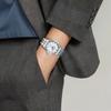 Seiko 100 Meters Waterproof Automatic Steel Strap 40.6mm Men's Watch White Dial SPB445