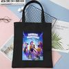 Cartoon K Pop Demon Hunters Women's Shoulder Pouch Fashion Canvas Bags Adorable Tote Bags Printed Handbag Shopping Bags Birth Date Gifts