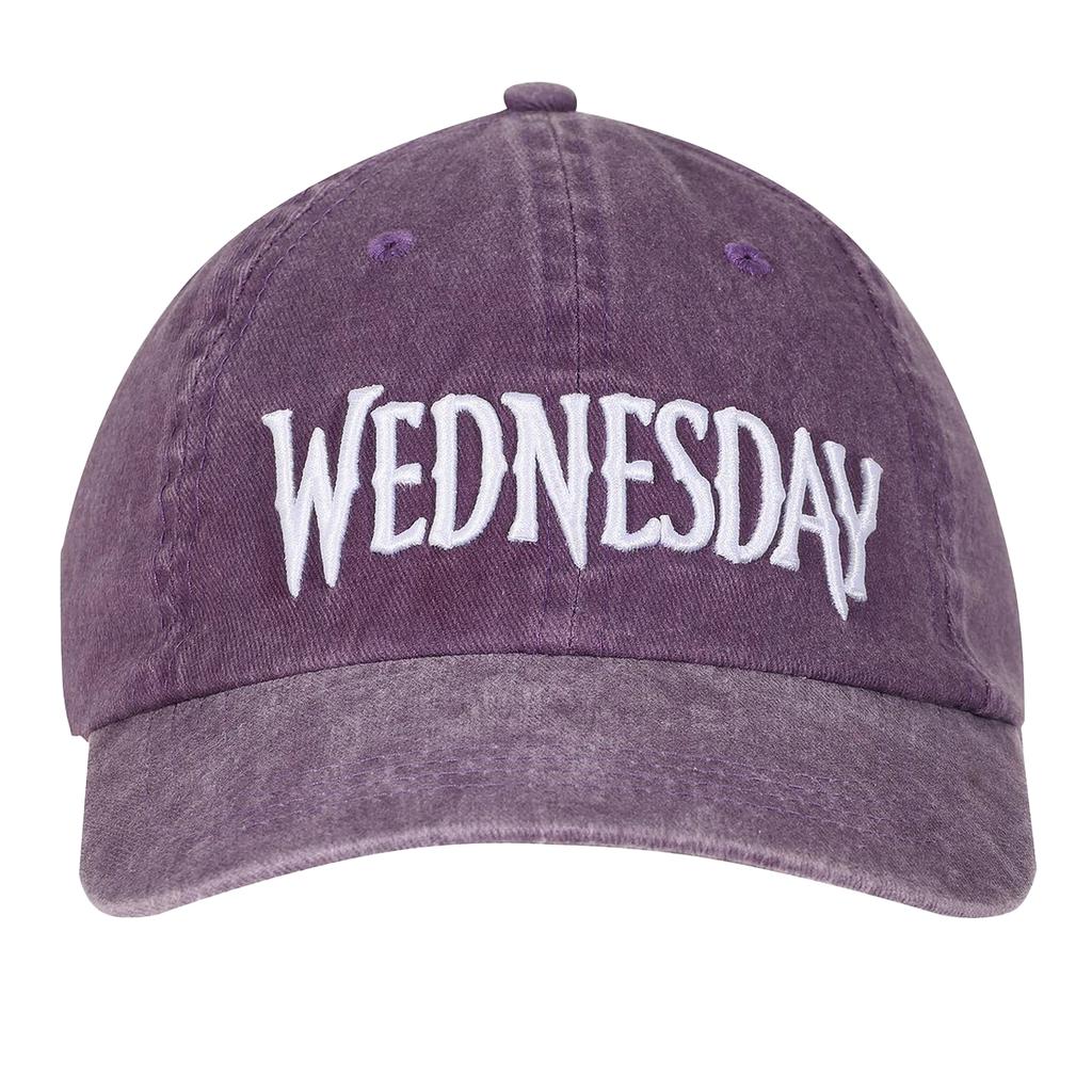 Wednesday Logo Washed Baseball Cap
