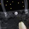Transparent PVC Handbag with Snap Closure for Wedding Candy and Wine Souvenir