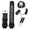 Rubber Wrist Strap For Casio PROTREK PRG-260/270/550/250 PRW-3500/2500/5100 Replacement Black Bracelet 18mm Silicone WatchBands