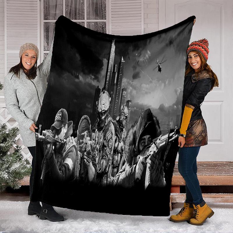 Escape Tarkov Tactical Gear Perfect All Seasons Soft Comfortable Blanket Suitable Sofa Office Nap Travel Birthday Gift Christmas Present