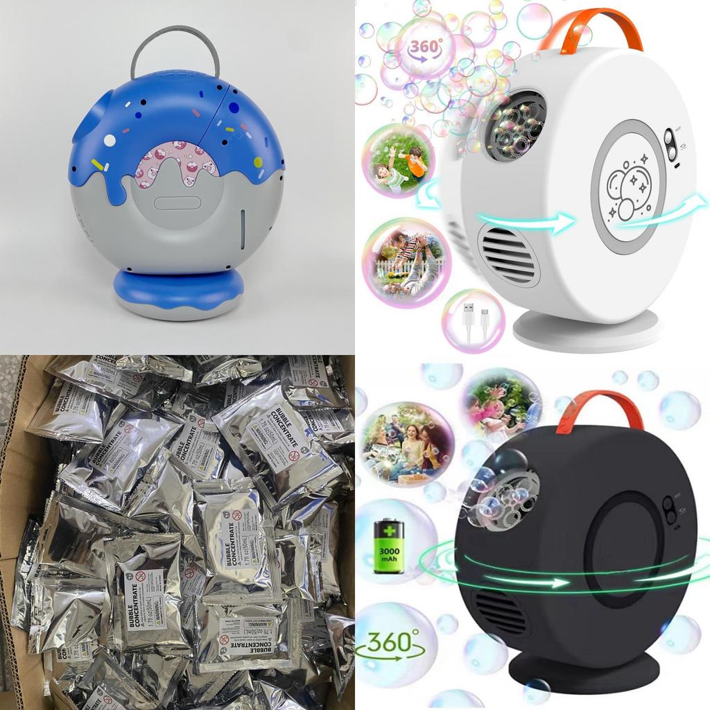 Childrens Automatic Bubble Machine With Multihole Outflow For Indoor And Outdoor Fun